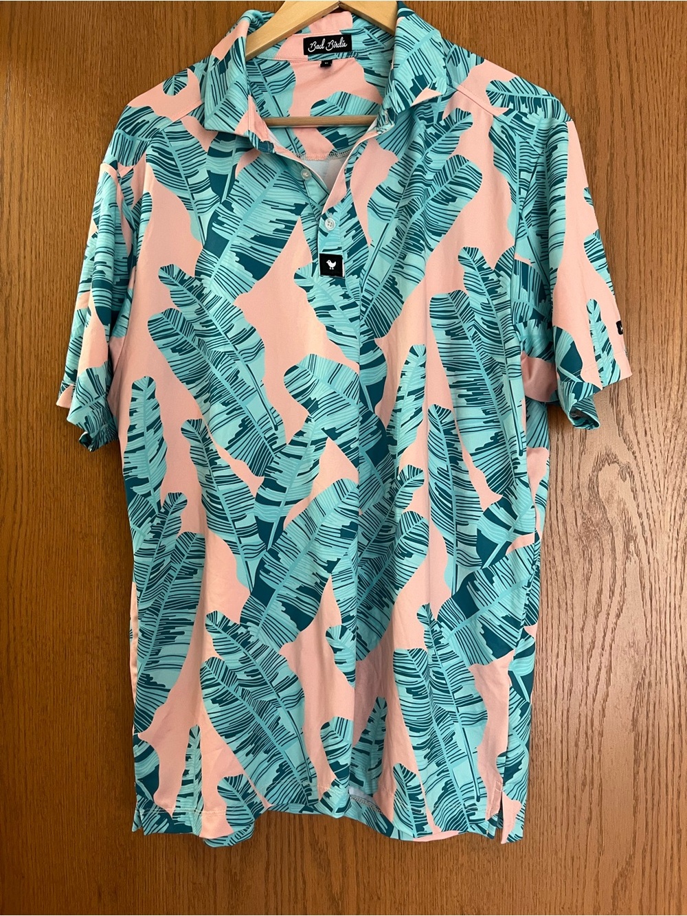 Bad Birdie Golf Polo - Tropical Print XL